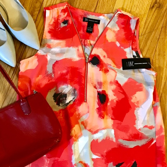 I N C International Concepts Multi-Colored Blouse - Picture 8 of 8